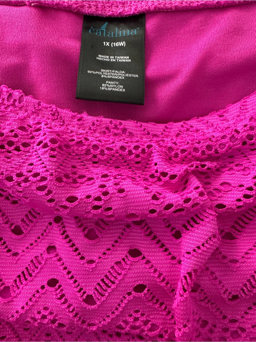 2 PK Swimsuits- Lands’ End Catalina Tankini & Terra & Sky Plus Size 1X 16W - Picture 7 of 16
